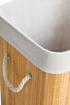 Kankyo Natural Bamboo Square Laundry Hamper