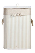 White Bamboo Laundry Hamper | Kankyo