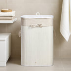 White Bamboo Laundry Hamper | Kankyo