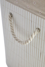 White Bamboo Laundry Hamper | Kankyo