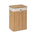 Rectangular Natural Bamboo Laundry Hamper | Kankyo