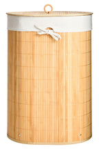 Natural Oval Laundry Hamper | Kankyo