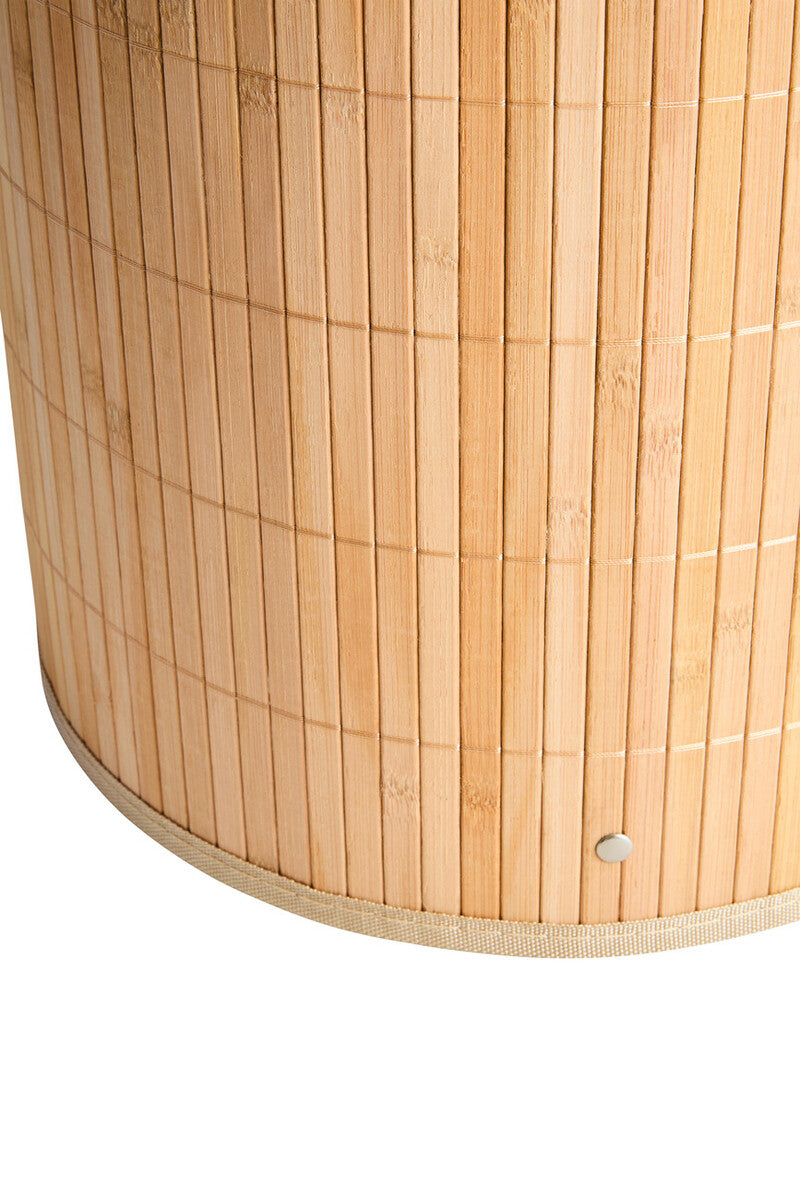Natural Oval Laundry Hamper | Kankyo