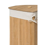 Natural Bamboo Corner Laundry Hamper | Kankyo