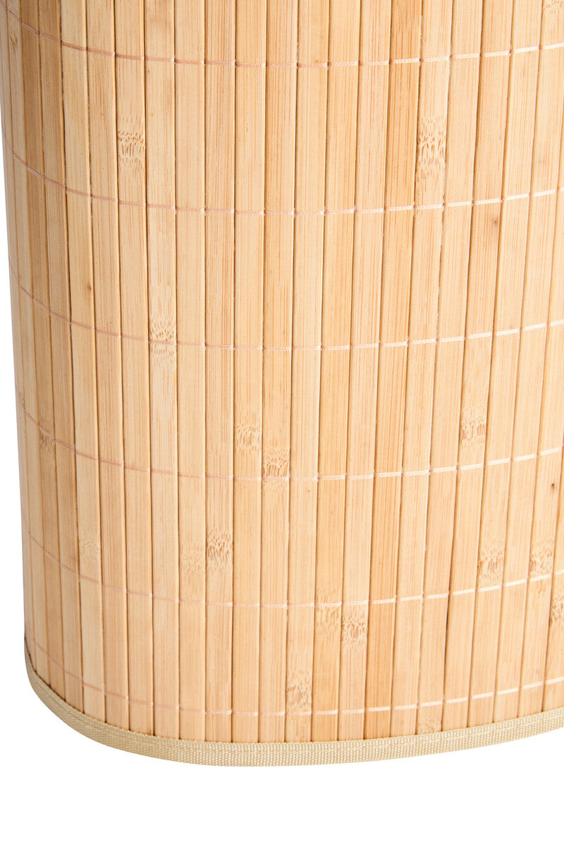 Natural Bamboo Corner Laundry Hamper | Kankyo
