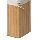 Natural Bamboo Corner Laundry Hamper | Kankyo