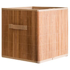 Natural Bamboo Storage Box with Handles | Kankyo