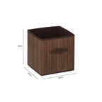 Dark Brown Bamboo Storage Box | Kankyo