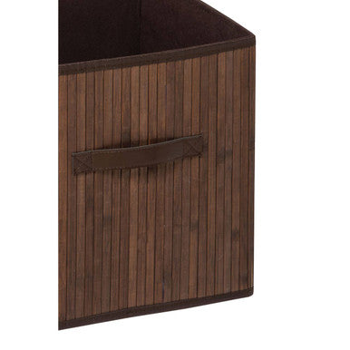 Dark Brown Bamboo Storage Box | Kankyo