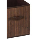 Dark Brown Bamboo Storage Box | Kankyo