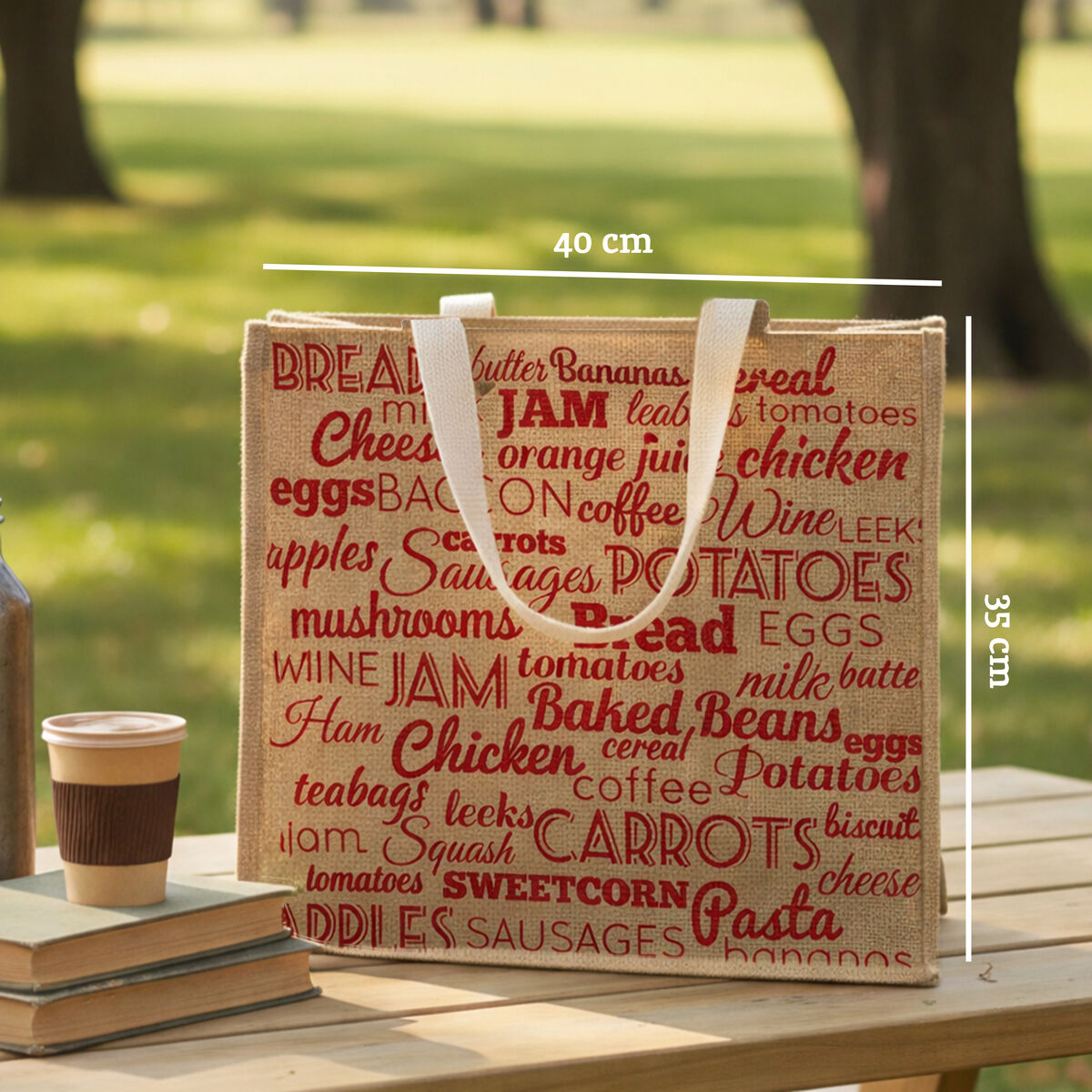 Food Stuff Shopping Bag | Jade