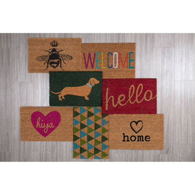 Red Hello Doormat | Coir
