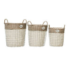 Set of Three Round Laundry Baskets | Lida