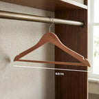 Cedar Wood Clothes Hanger with Notches | The Dandy Sparrow