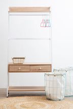 Set of Two Round Blue Wire Laundry Baskets | Harga