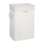 White Bamboo Laundry Hamper | Kankyo