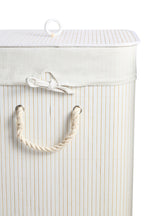 White Bamboo Laundry Hamper | Kankyo