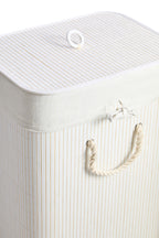 White Bamboo Laundry Hamper | Kankyo