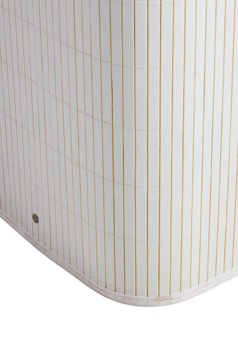 White Bamboo Laundry Hamper | Kankyo