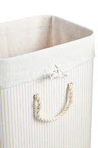White Bamboo Laundry Hamper | Kankyo