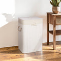 White Bamboo Laundry Hamper | Kankyo