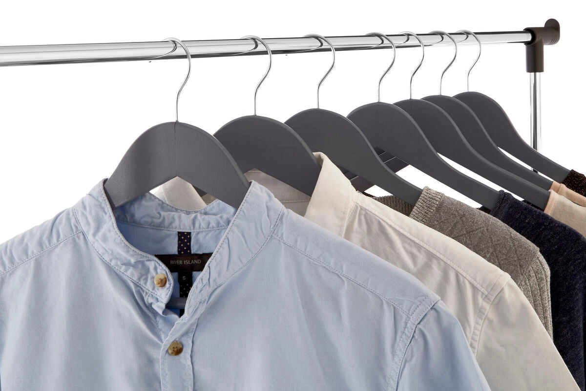 Set of Twenty Matte Grey | Clothes Hangers