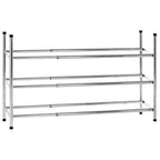  Three Tier Chrome Shoe Rack | Tavia
