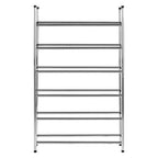Six Tiers Chrome Shoe Rack | Tavia