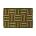 Green Grid Design Doormat | Filta