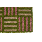 Green Grid Design Doormat | Filta