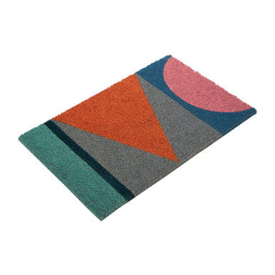 Mediterranean Multicoloured Doormat | Coir
