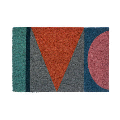 Mediterranean Multicoloured Doormat | Coir