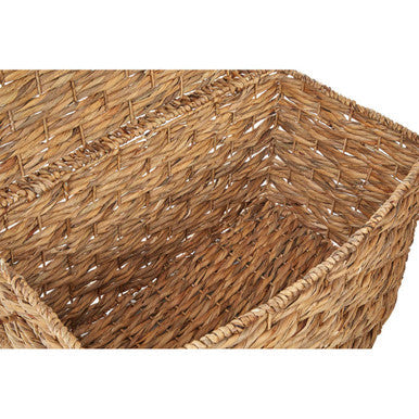 Set of 6 Water Hyacinth Storage Baskets | Lidi