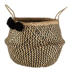 Pom Pom Seagrass Basket | Lidi