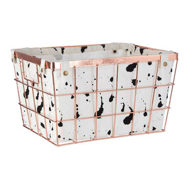 Rose Gold Iron Wireframe Basket | Harga