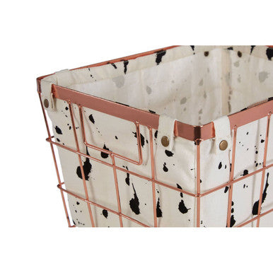 Rose Gold Iron Wireframe Basket | Harga