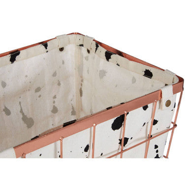 Rose Gold Iron Wireframe Basket | Harga