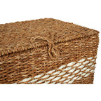 Set of Three Rectangular Seagrass Baskets with Lids | Lidi