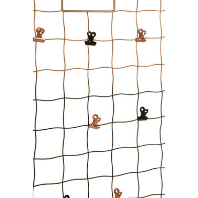 Wall Mount Magazine Rack with Clips | Mimo