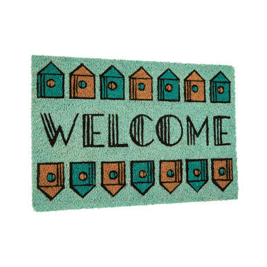 Welcome Home Light Green Doormat | Filta