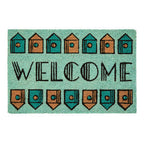 Welcome Home Light Green Doormat | Filta