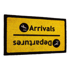Arrivals Departures Coir Doormat | Filta