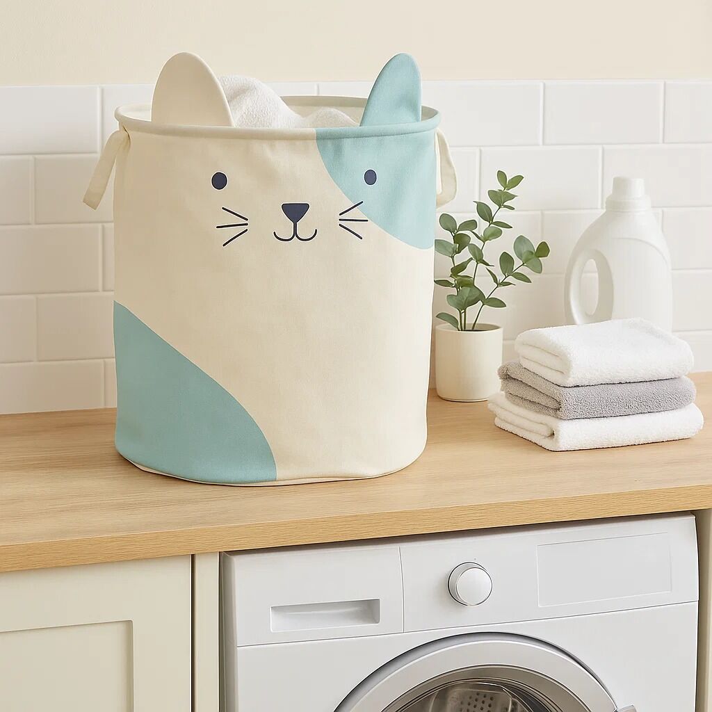 Cat Face Laundry Bag | Mimo