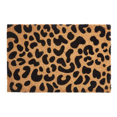 Print Coir Doormat | Leopard