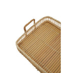 Rattan and Bamboo Natural Rectangular Tray | Ezell
