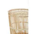 Natural Rattan and Bamboo Waste Paper Bin | Ezell