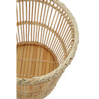 Natural Rattan and Bamboo Waste Paper Bin | Ezell