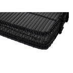 Black Rattan and Bamboo Rectangular Tray | Ezell