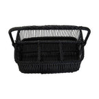 Black Rattan and Bamboo Caddy | Ezell