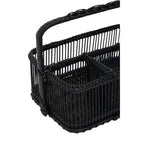 Black Rattan and Bamboo Caddy | Ezell